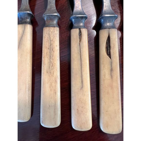 Vintage Antique Fork and Knife Set Primitive Kitchen - Picture 8 of 11